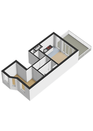 Floorplan - Geuzenstraat 9B01, 3023 PG Rotterdam